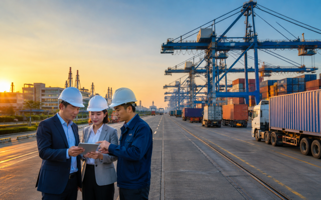 Cảng biển, container và đội ngũ doanh nghiệp – logistics tại Hải Phòng - ảnh minh họa